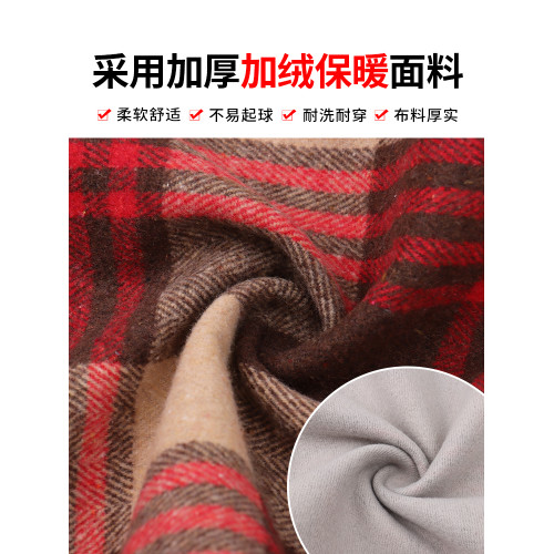 內外加毧加厚保暖長袖正穿連帽罩衣上班圍裙廚房家用大褂工作服女