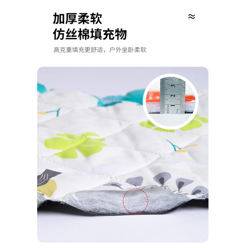 露營野餐折曡迷你單人防水墊戶外