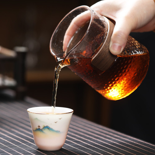 陶瓷快客盃羊脂玉瓷便攜式功夫旅行茶具套裝玻璃茶壺戶外一壺三盃