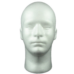 包郵男頭模 展示泡沫模特頭 男泡沫模特頭 展示模特頭QCT015