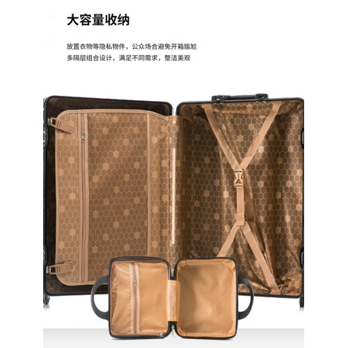不萊玫行李箱女20寸塗鴉登機密碼箱大容量加厚旅行箱男拉杆箱子24