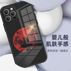 火影忍者蘋果16promax手機殼日漫高級液態玻璃宇智波鼬男款iPhone15卡卡西手機殼12Promax榮耀90適用於mate50