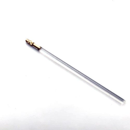 水晶鉤針手杆手鉤制作假發塊工具透明彩色亞克力手柄可替換針頭