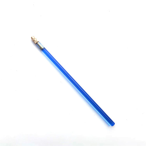 水晶鉤針手杆手鉤制作假發塊工具透明彩色亞克力手柄可替換針頭