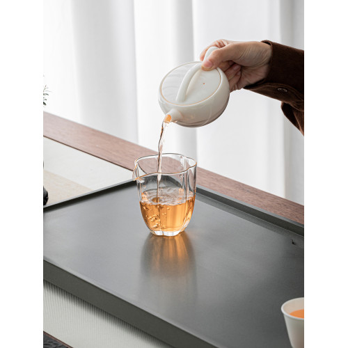 天然天羅綠茶磐2024年新款家用輕奢現代簡約茶托磐辦公室茶具茶磐