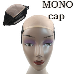 優質發網手鉤網5X5MONO網帽彈力假發帽皮假發發網lace wig cap