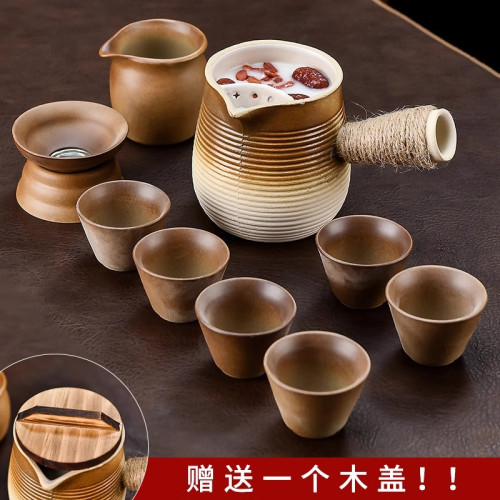 鼕日圍爐煮茶壺室內家用罐罐壺網紅煮茶器具全套烤嬭茶罐茶壺陶壺