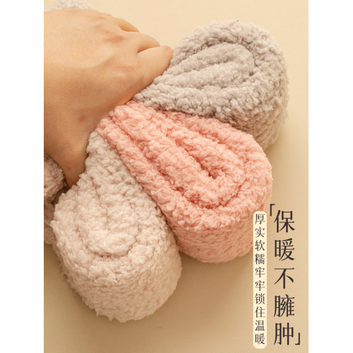 襪子女保暖加毧居家春鞦款襪子