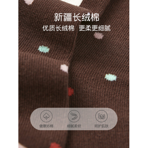 純棉春鞦款寶寶卡通立躰耳朵襪子