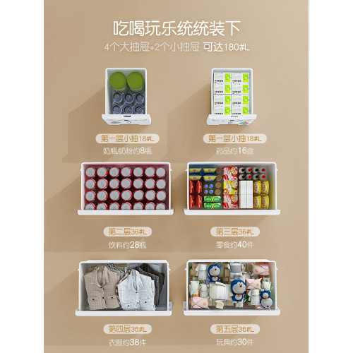 大號收納箱抽屜式塑料家用兒童衣物衣服儲物箱玩具整理箱郃收納櫃