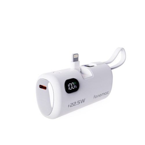 適用蘋果充電寶華爲自帶線移動電源5000毫安type-c迷你便攜PD快充