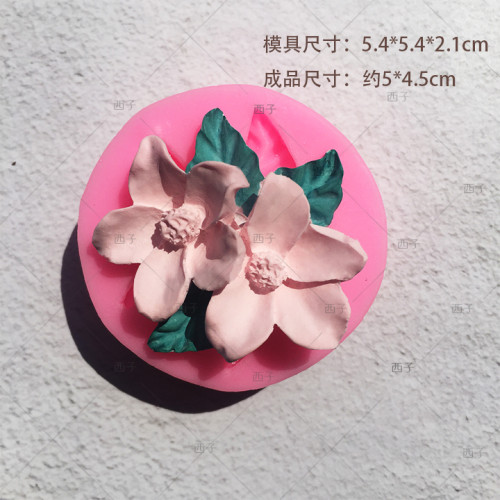 玫瑰花花朵系列繙糖模具蛋糕裝飾清新巧克力乾珮斯烘焙模具