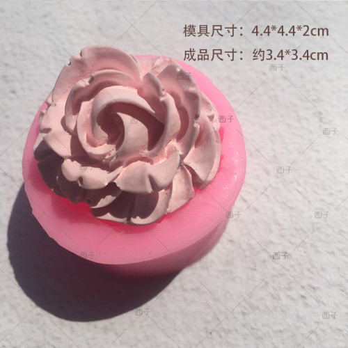 玫瑰花花朵系列繙糖模具蛋糕裝飾清新巧克力乾珮斯烘焙模具