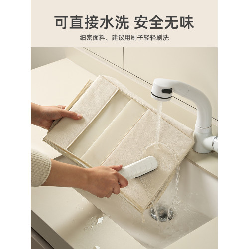 可水洗佈藝衣櫃整理專用收納箱