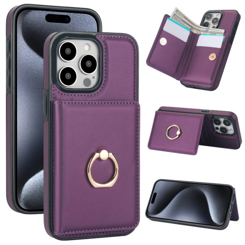 適用iphone15 pro max case蘋果14plus手機殼插卡包ip13pro指環釦皮套12promax可放卡錢夾手機殼創意情侶外套