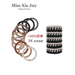 高彈力耐用發圈女頭繩不勒發無紥痕發繩紥頭發皮筋高級感頭圈頭飾