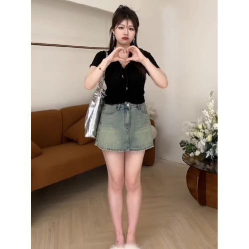 女裝遮肉顯瘦V領修身短袖t恤上衣