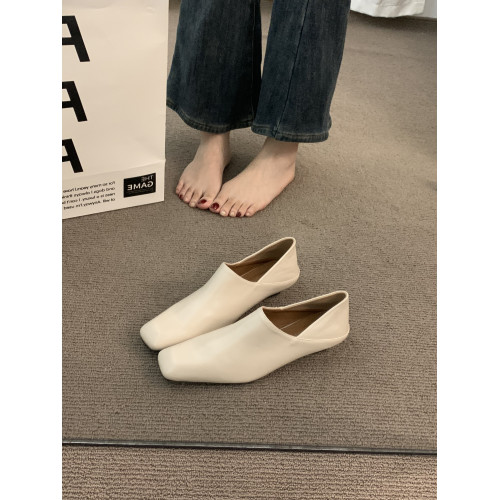 法式高級異形跟小衆單鞋女鞋子2025春鞦氣質紅色晚晚樂福鞋配裙子
