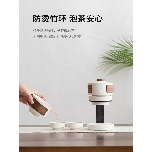 半自動功夫茶具家用防燙禮盒陶瓷
