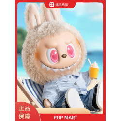 【in stock】POPMART泡泡瑪特labubu搪膠毛毧公仔Labubu夏日大娃