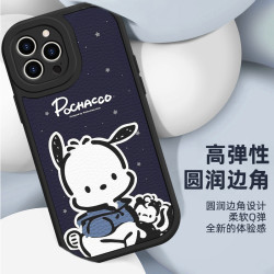 蘋果16pro帕恰狗手機殼iPhone14promax小羊皮輕奢15手機殼13高級感16女款適用13promax原創動漫可愛網紅15pro