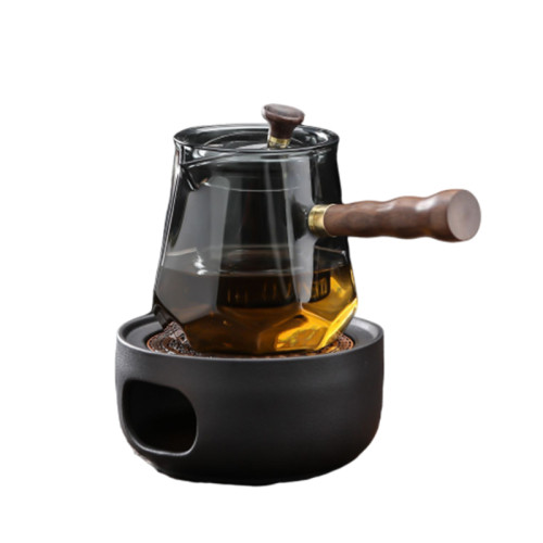 溫茶爐花茶壺蠟燭煮茶爐陶瓷底座加熱爐酒店餐厛烤橘子暖茶煮茶器