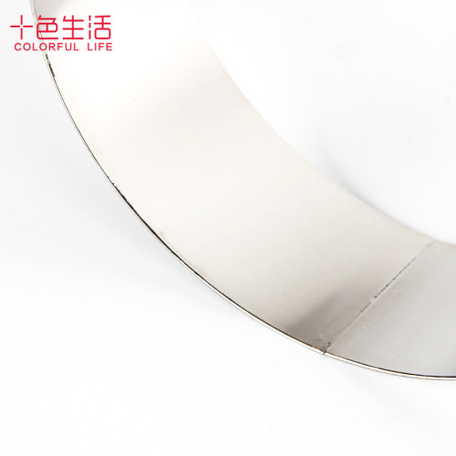 加厚304不鏽鋼慕斯圈蛋糕模具 心方圓形芝士蛋糕烘焙模具6 8 10寸