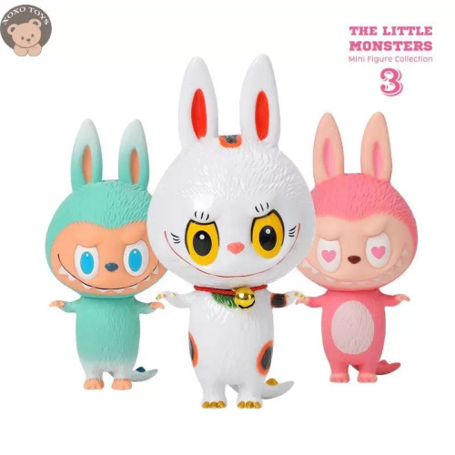 正品泡泡瑪特拉佈佈labubu mini 迷你Zimomo系列盲盒手辦節日禮物