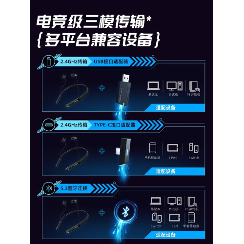 西伯利亞耳機掛脖式平板電腦藍牙