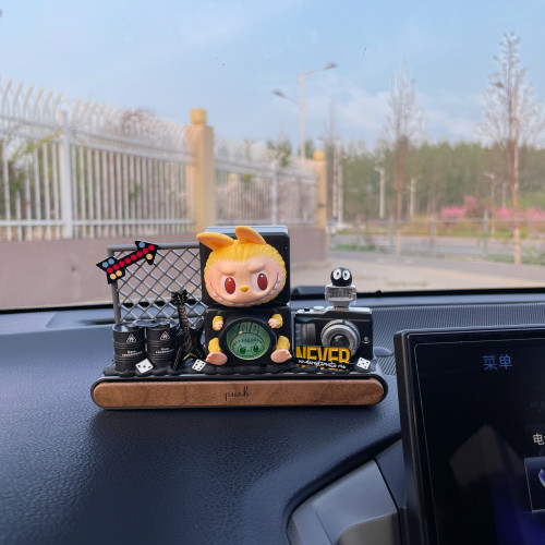 泡泡瑪特擺件禮物停車號碼牌