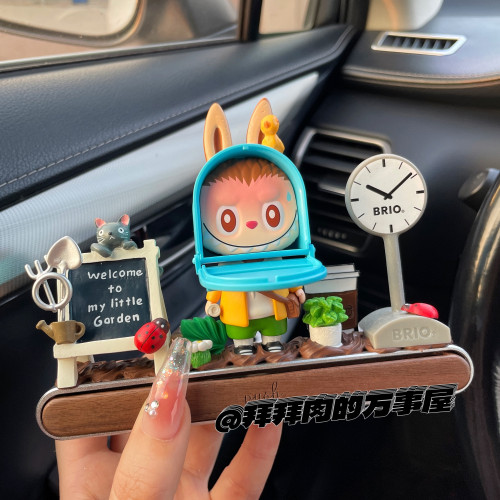 泡泡瑪特擺件禮物停車號碼牌