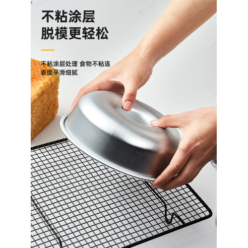 固底空心圓形蛋糕模具焦糖佈丁燒中空火鍋慼風貝果甜甜圈烘焙模具