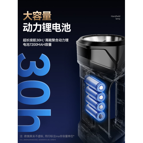 強光探險者超亮應急照明燈手電筒