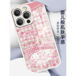 美樂蒂iPhone16promax手機殼蘋果14promax軟妹女款13promax手機殼15pro適用16玻璃12promax全包鏡頭可愛16pro