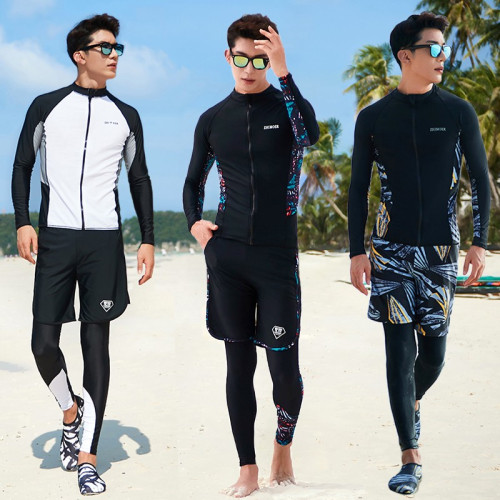 沖浪服情侶速乾長褲浮潛水母衣