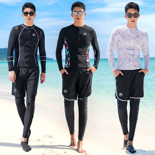沖浪服情侶速乾長褲浮潛水母衣