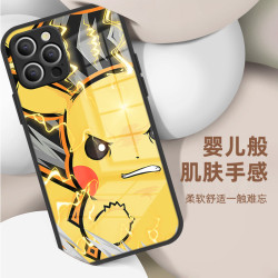 蘋果14promax手機殼16潮牌皮卡丘適用15pro全包鏡頭適用於12/13/14個性時尚潮流13pro高級感卡通寶可夢手機殼