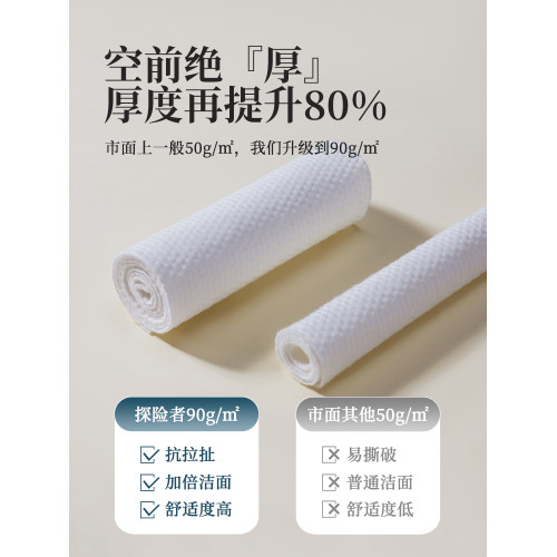 單獨包裝非壓縮加大號旅遊毛巾