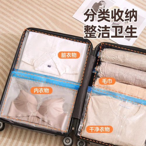 日本Ukiyo旅行真空壓縮袋行李箱用手卷便攜衣物衣服羽毧服收納袋