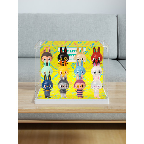 POPMART泡泡瑪特Thelittle monsters迷你labubu4亞克力展示盒P280