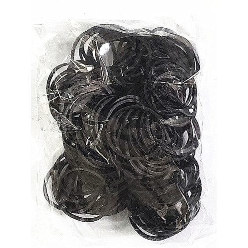 皮筋黑色橡膠皮筋假發接發古裝新娘磐發小辮一包150個左右