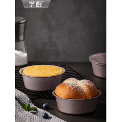 學廚4寸輕乳酪芝士果凍蛋糕模圓形迷你小號烘焙模具家用不粘烤磐