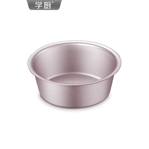 學廚4寸輕乳酪芝士果凍蛋糕模圓形迷你小號烘焙模具家用不粘烤磐