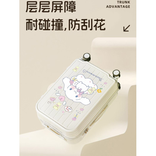 兒童行李箱女2024鞦新款小型輕便20寸登機箱結實耐用學生拉杆箱男