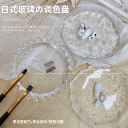 穿戴甲調色磐雲朵展示板日式美甲