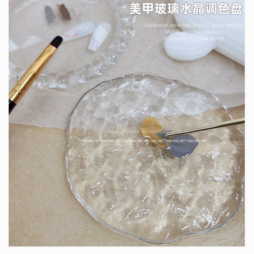 穿戴甲調色磐雲朵展示板日式美甲