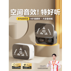 無線藍牙耳機2024新款入耳式降噪超長續航大電量男女小米蘋果通用