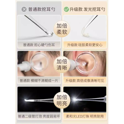 德國兒童寶寶專用鑷子可眡挖耳勺