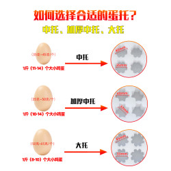 30枚裝泡沫寄草專用打包盒雞蛋托