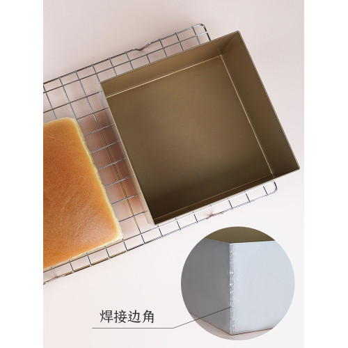 三能金色正方形月餅烘焙模具烤磐